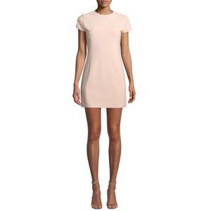 $295 Alice + Olivia Blush Colin Crewneck Fitted Dress 2
